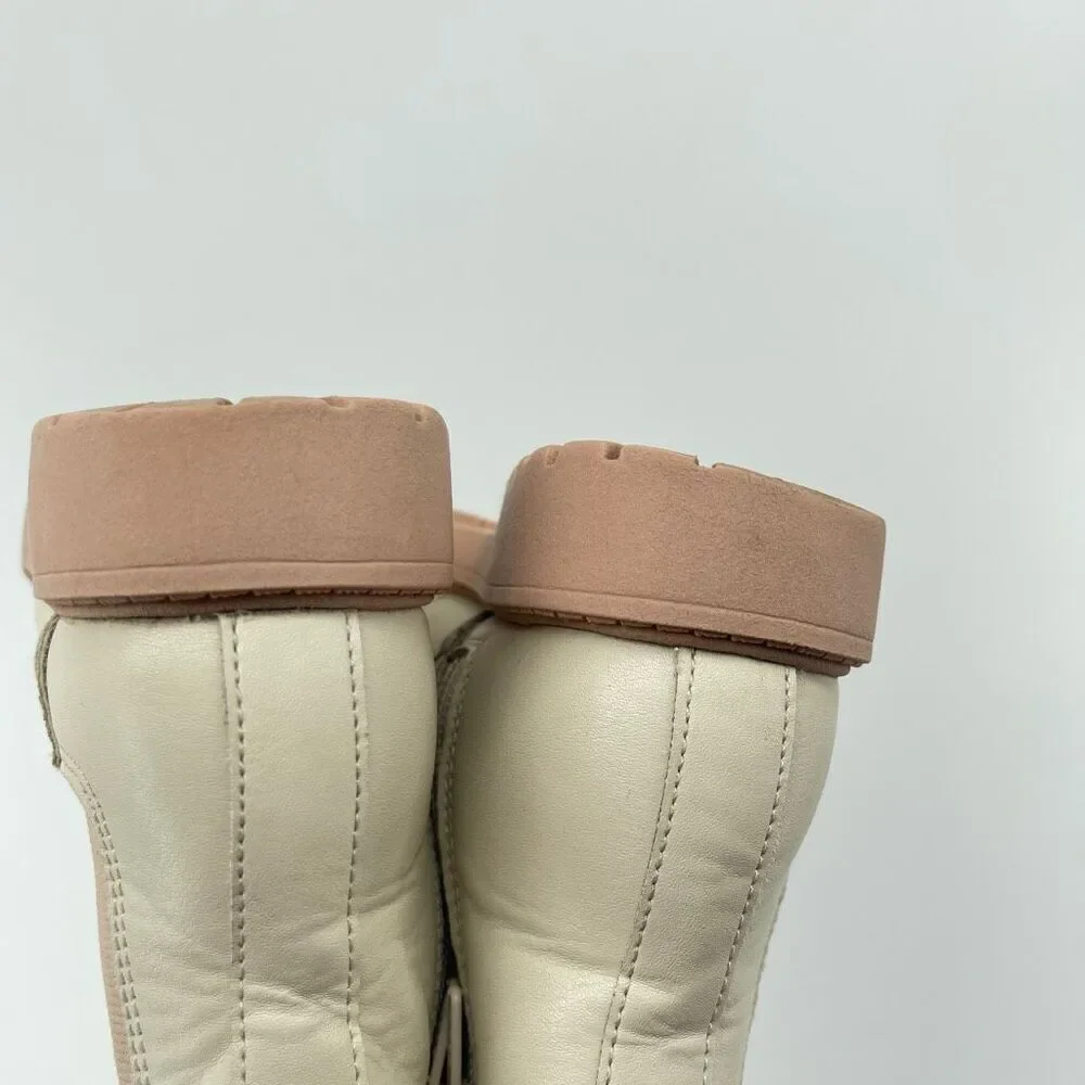 Wonder Nation Toddler Girls Pink Lug Sole Chelsea Boots Faux Leather Size 12